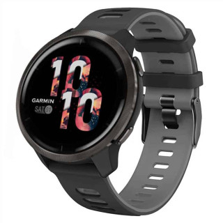 Twin Silikonband OnePlus Watch 46mm - Schwarzgrau