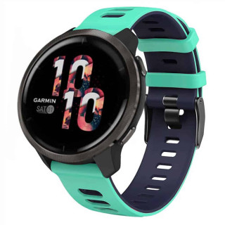 Twin Silikonband OnePlus Watch 46mm - Mint/schwarz