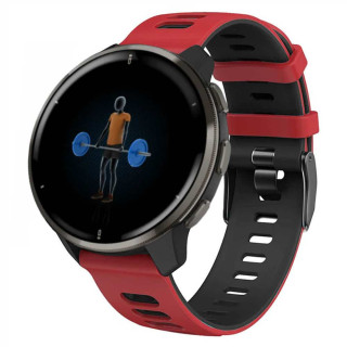 Twin Sport Armbånd Garmin Venu 2 - Rød/sort