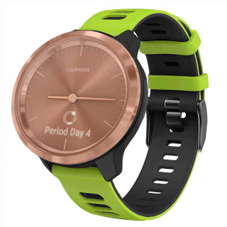Twin Sport armbånd Garmin Vivomove 3S - Kalk/svart