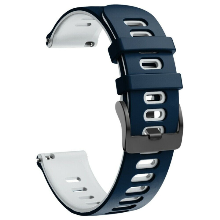 Twin Sport armbånd OnePlus Watch 46mm - Blå/hvit