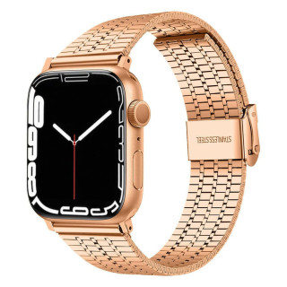 Mesh armbånd i rustfritt stål Apple Watch 7 (41 mm) - Gull