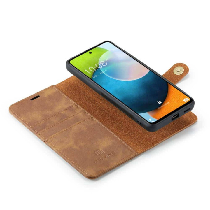 Mobile wallet DG-Ming 2i1 Samsung Galaxy A53 5G - Brown