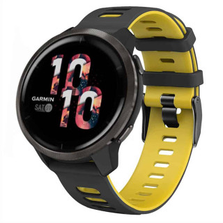 Twin Silikonband OnePlus Watch 46mm - Schwarz/Gelb