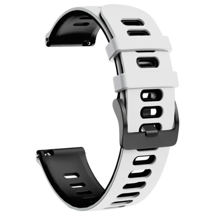 Twin Sport Rannekoru OnePlus Watch 46mm - Valkoinen/musta