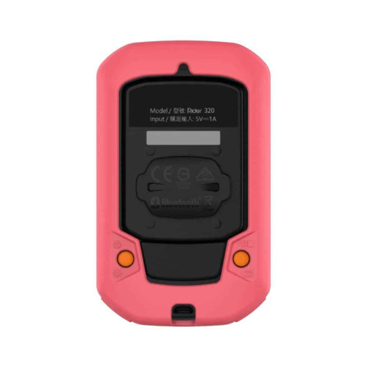 Silikone cover Bryton Rider 320 E - Lyserød