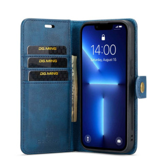 Lompakkokotelo DG-Ming 2i1 Apple iPhone 13 Pro Max - Sininen