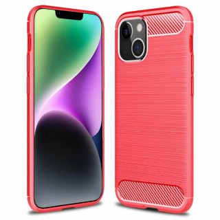 Brushed silicone case Apple iPhone 14 Pro - Orange