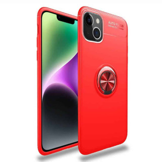 Slim Ring kotelo Apple iPhone 14 Pro - Punainen
