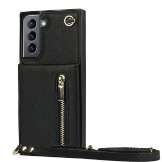 Zipper necklace case Samsung Galaxy S21 - Black