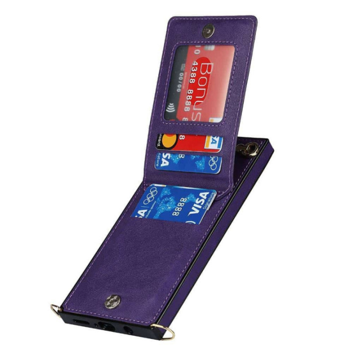 Zipper necklace case Samsung Galaxy S20 Ultra - Purple