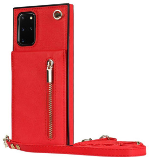 Zipper necklace case Samsung Galaxy S20 Plus - Red