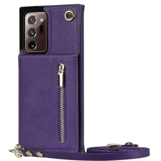 Zipper necklace case Samsung Galaxy Note 20 Ultra - Purple