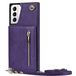 Zipper Halskette hülle Samsung Galaxy S21 Plus - Violett