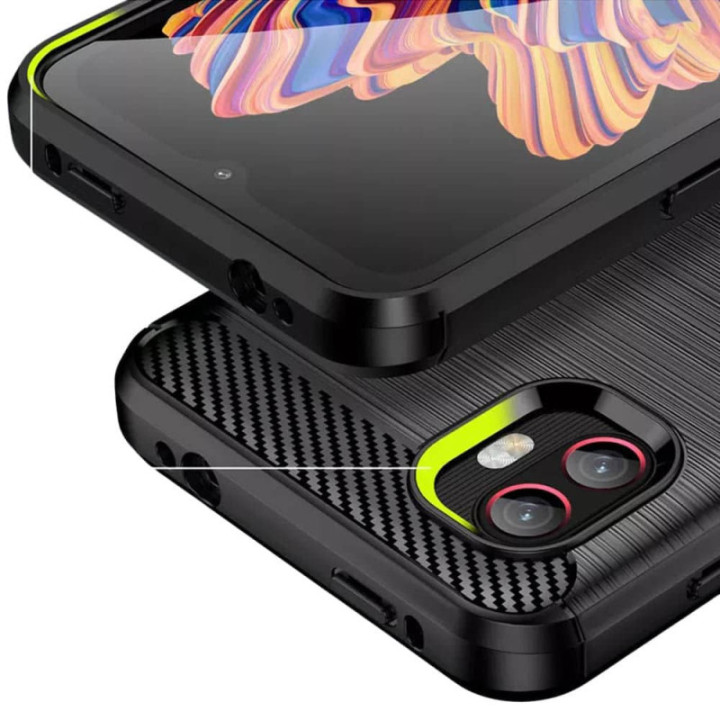 Harjattu TPU kuori Samsung Galaxy Xcover 6 Pro