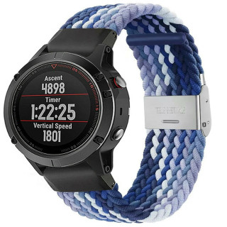 Braided Elastic Bracelet Garmin Fenix 5X - gradientblue