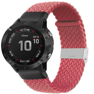 Geflochtenes Elastisches Armband Garmin Fenix 6X - Aprikosen
