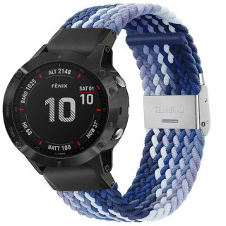 Braided Elastic Bracelet Garmin Fenix 6X - gradientblue