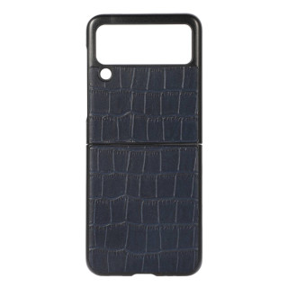 Krokodilleder hülle Samsung Galaxy Z Flip 4 - Blau