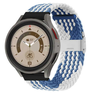 Braided Elastic Bracelet Samsung Galaxy Watch 5 Pro (45mm) - bluewhite