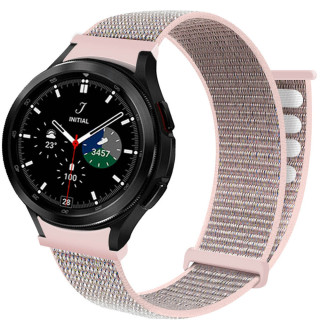 Nylon Armband No-Gap Samsung Galaxy Watch 4 Classic (42mm) - Pink Sand