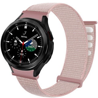 Nylon Armband No-Gap Samsung Galaxy Watch 4 Classic (42mm) - Rose Pink