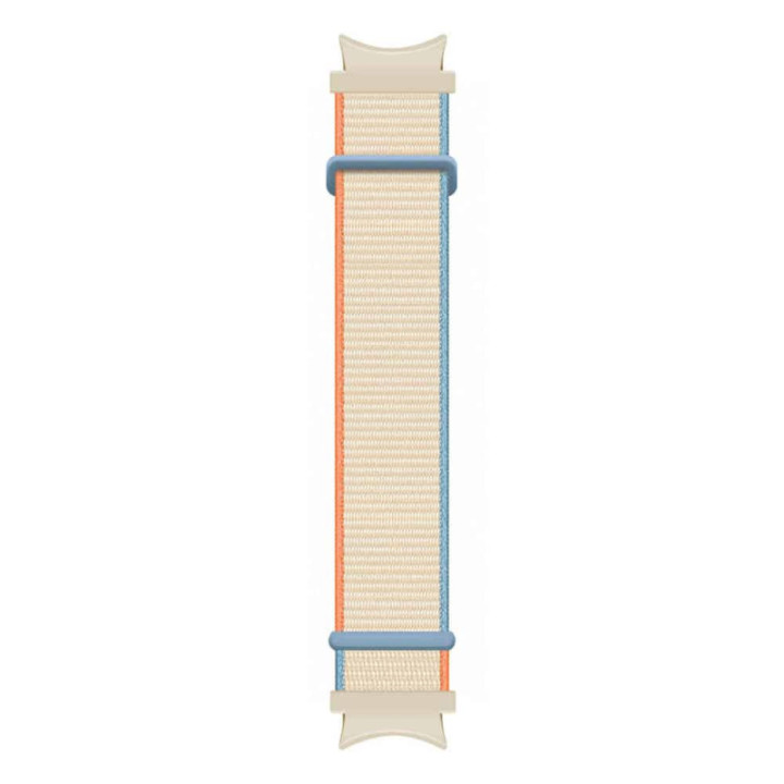 Nylon Bracelet No-Gap Samsung Galaxy Watch 4 Classic (42mm) - Cream