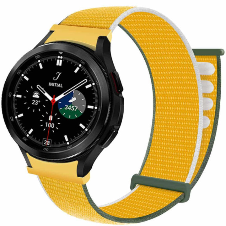 Nylonrannekoru No-Gap Samsung Galaxy Watch 4 Classic (42mm) - Sunflower