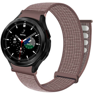 Nylon Armband No-Gap Samsung Galaxy Watch 4 Classic (42mm) - Smokey Mauve