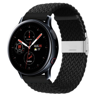 Braided Elastic Bracelet Samsung Galaxy Watch Active 2 (44mm) - black