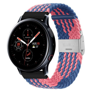 Flettet elastisk armbånd Samsung Galaxy Watch Active 2 (44mm) - bluepowder