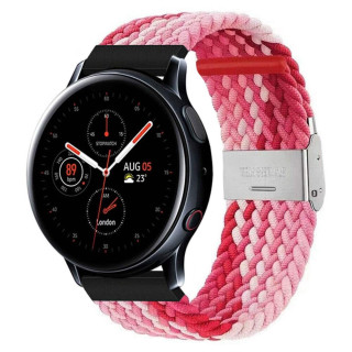 Flettet elastisk armbånd Samsung Galaxy Watch Active 2 (44mm) - gradientred