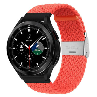 Flätat Elastiskt Armband Samsung Galaxy Watch 4 Classic (46mm) - Aprikos