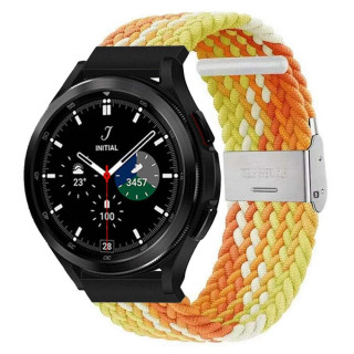 Punottu elastinen rannekoru Samsung Galaxy Watch 4 Classic (46mm) - gradientorange