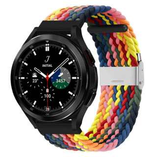 Geflochtenes Elastisches Armband Samsung Galaxy Watch 4 Classic (46mm) - rainbow